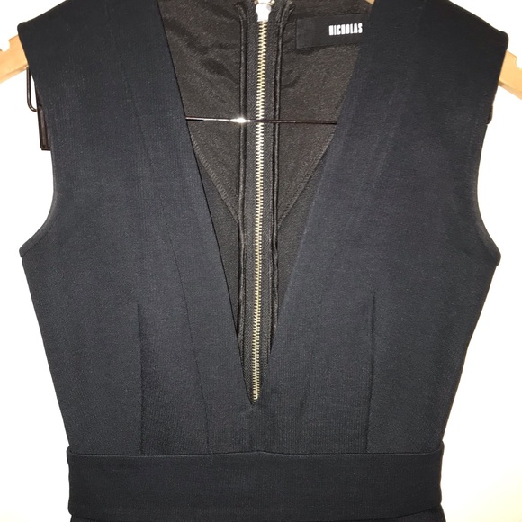 Black cocktail dress NICHOLAS - Picture 4 of 6